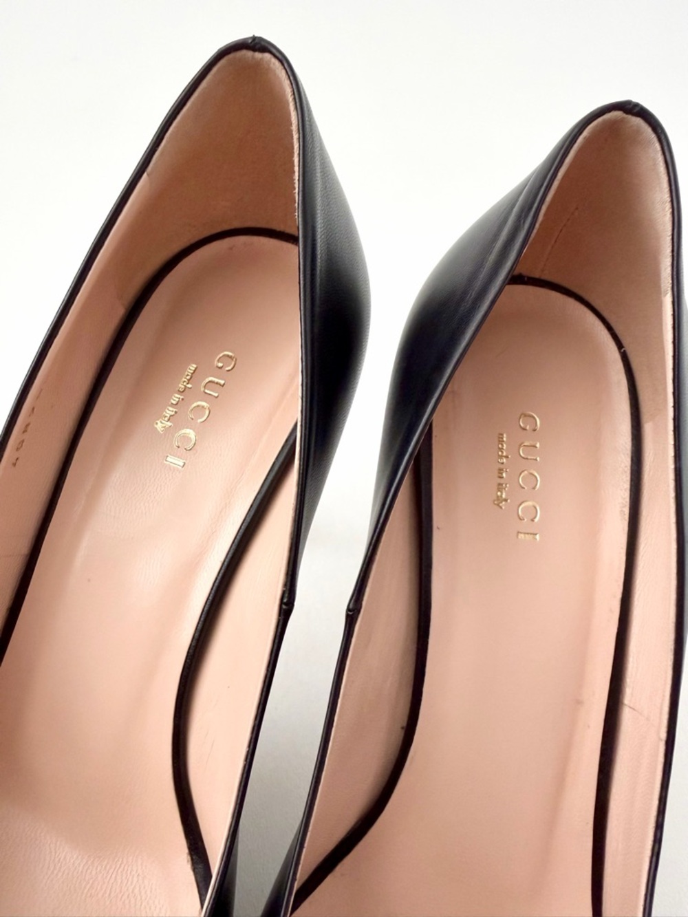 GUCCI | Horsebit Platform Pumps Black Leather High Heels EU 38 - Picture 9 of 15